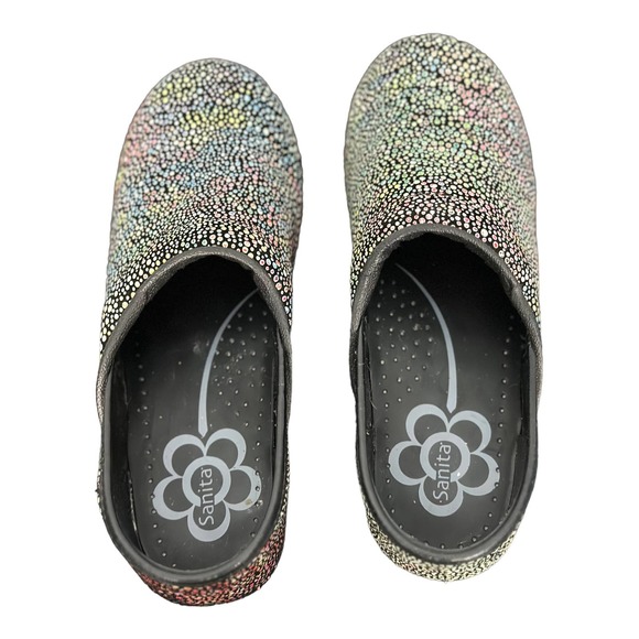 Sanita Professional Clogs Black Coral Multicolor EU 37 US 6 - Picture 3 of 12
